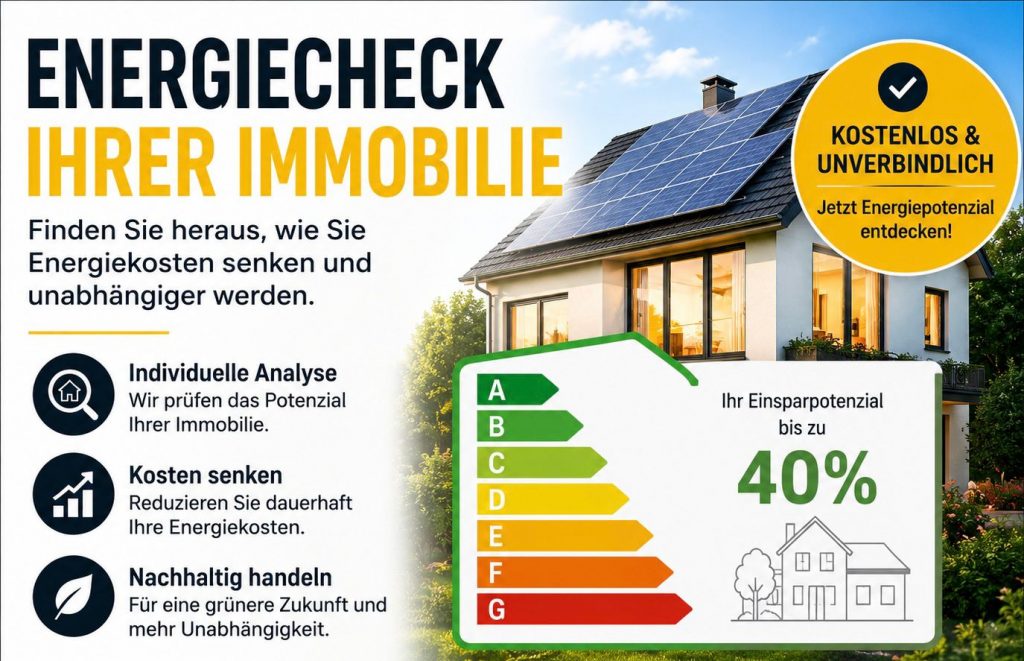 Machen Sie den Energieckeck für Ihre Immobilie