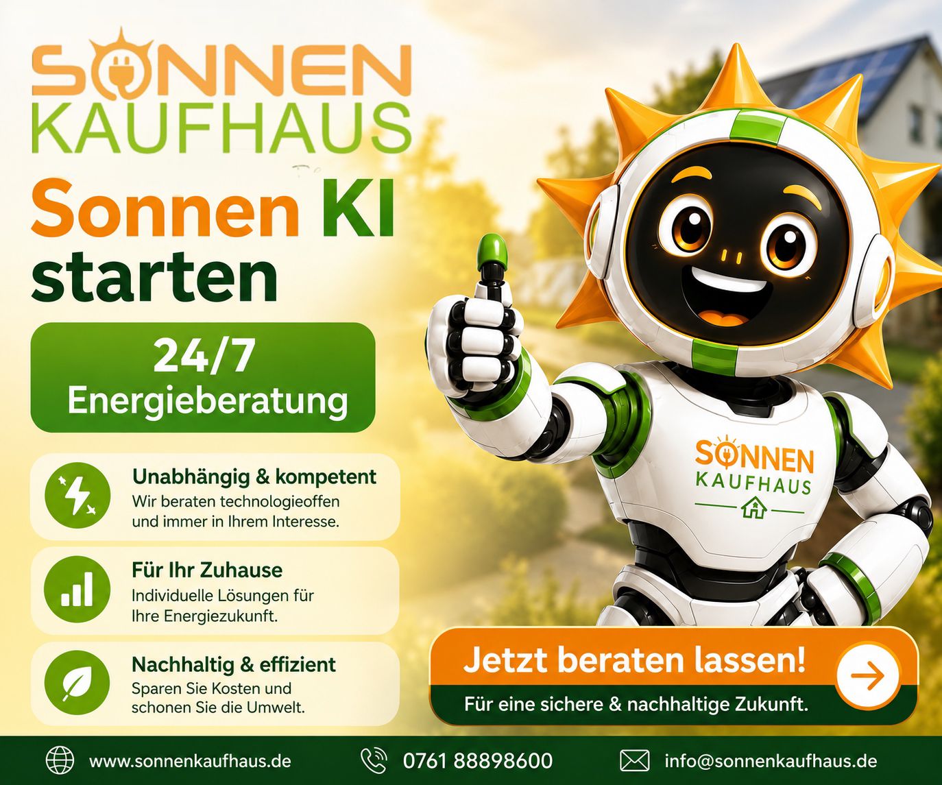 Fragen und Antworten mit der Sonnen KI 24/7